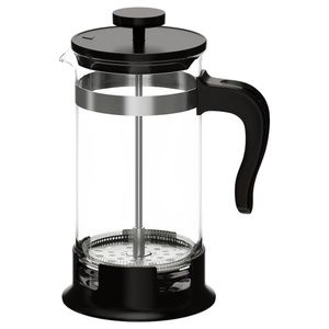 New UPPHETTA French press coffee maker, glass/stainless steel - 34 oz